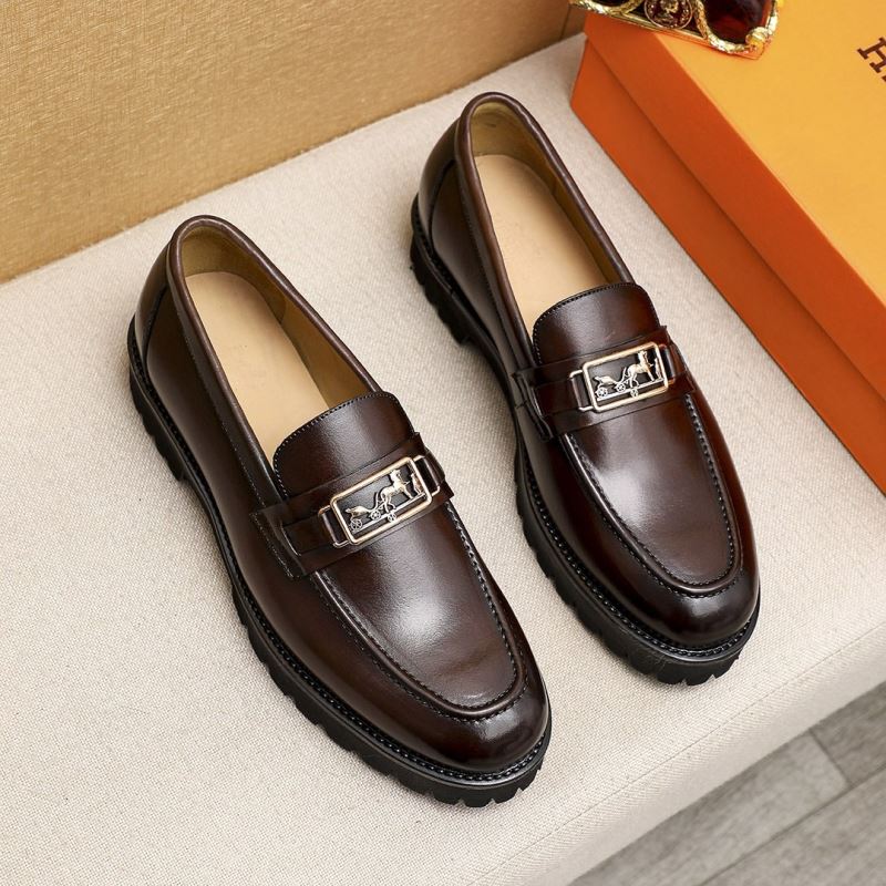 H**mes leather shoes